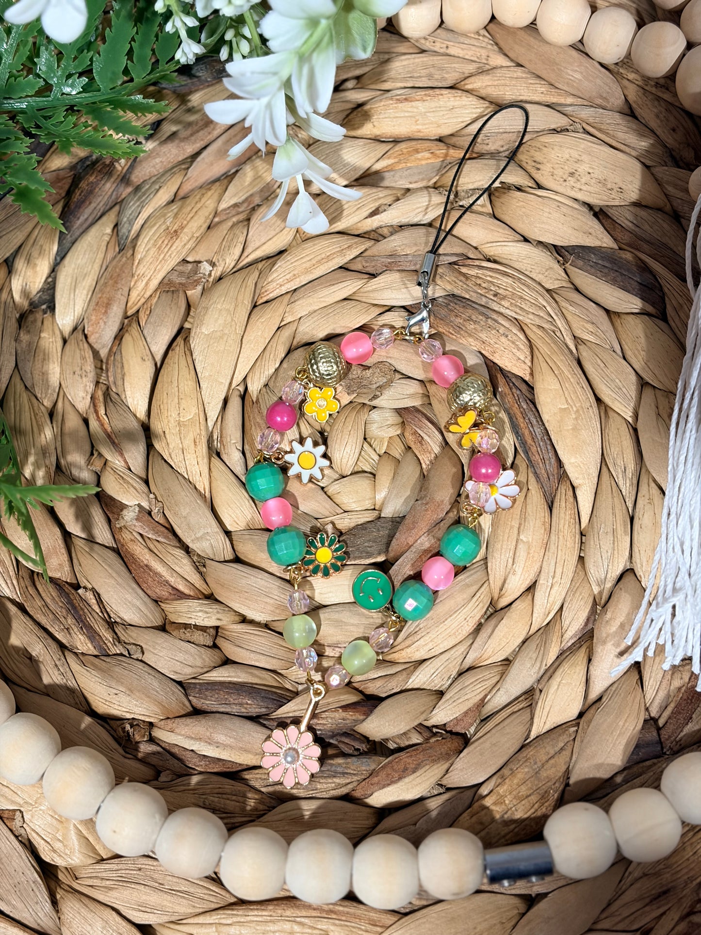 Handmade Beaded Phone Charms