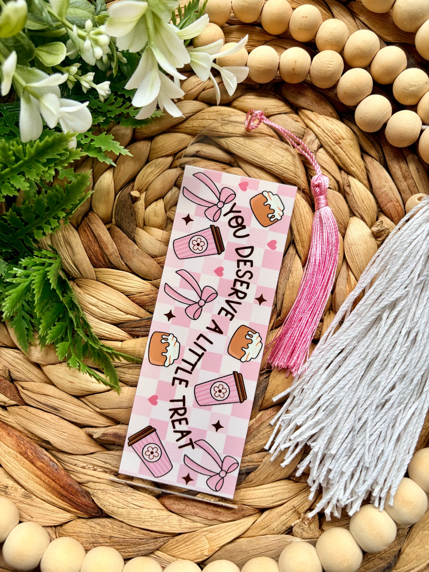 Cute Coquette Themed Acrylic Bookmarks