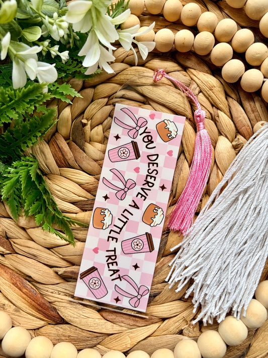 Cute Coquette Themed Acrylic Bookmarks