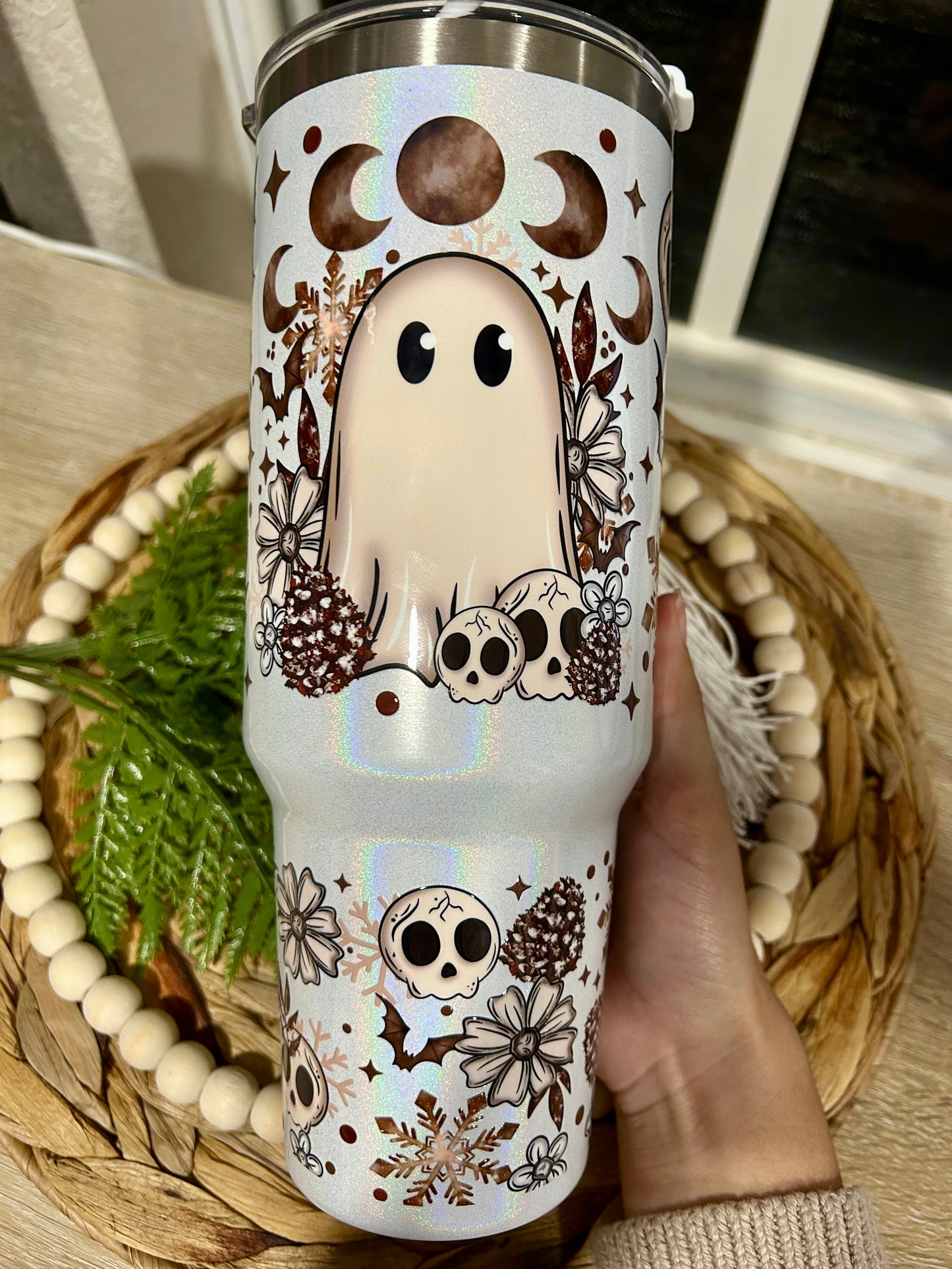 Ghostie 40 Oz Steel Tumbler