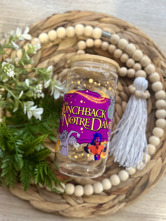 Hunchback Themed Glass Cup || Magical Collection