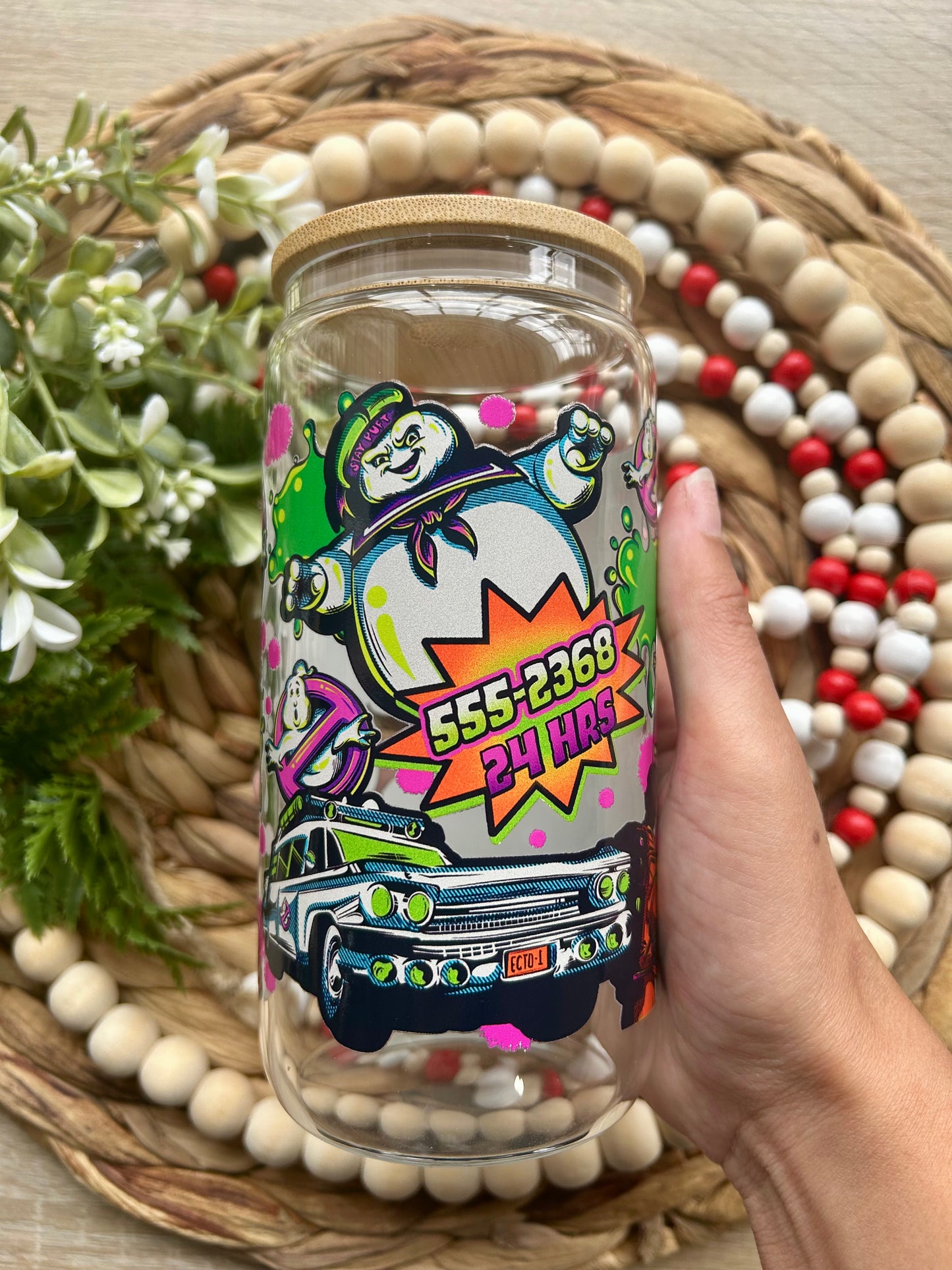 Paranormal Patrol Inspired Glass Cup