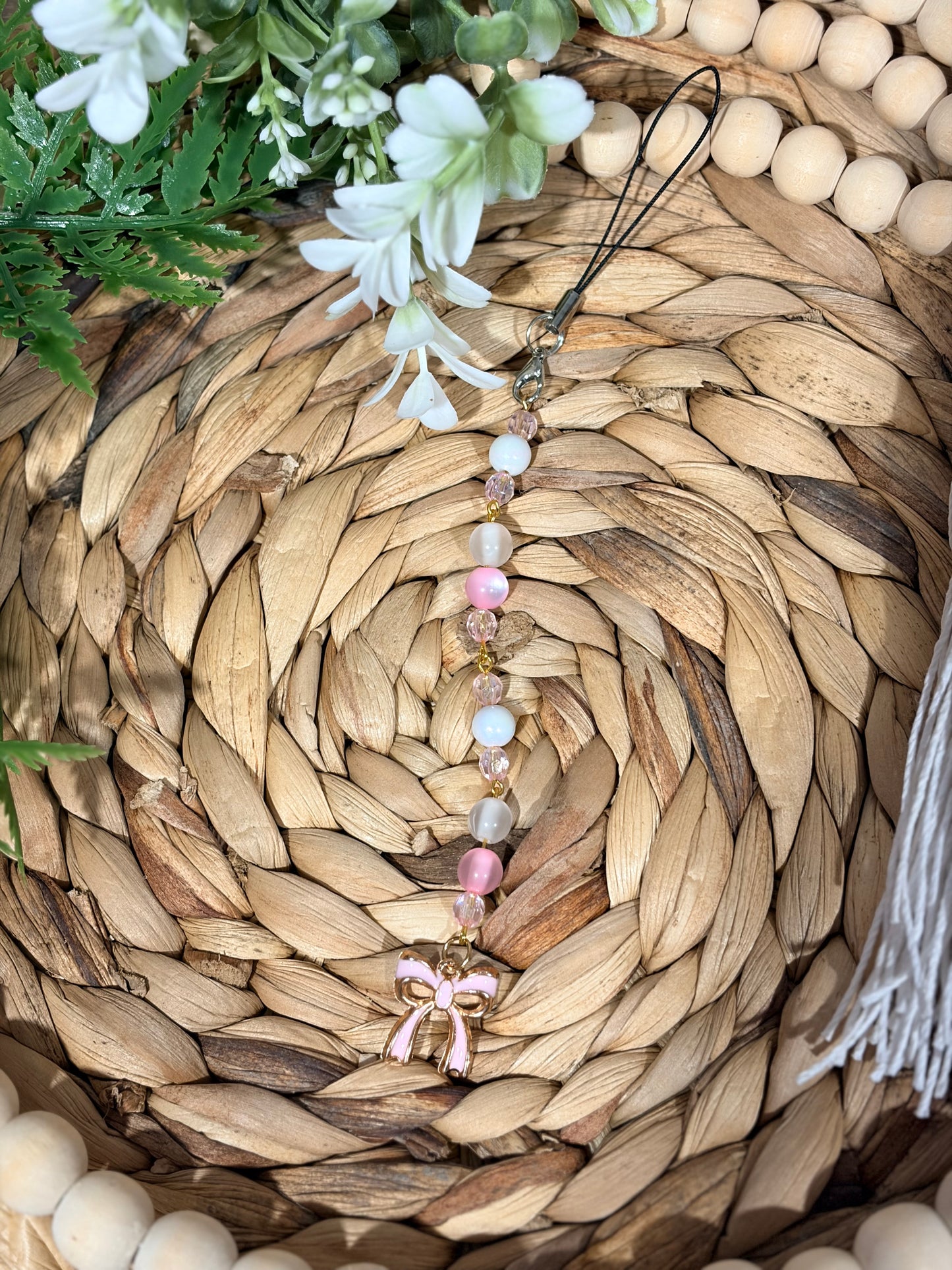 Handmade Beaded Phone Charms