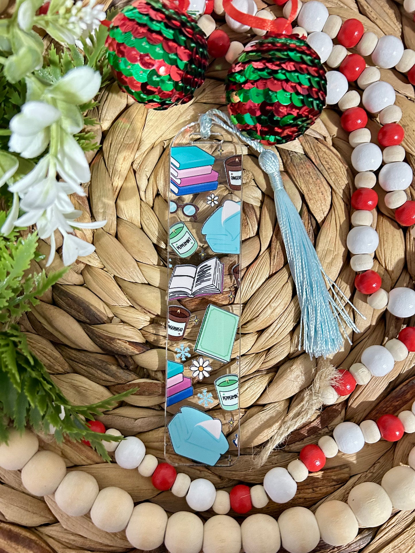 Acrylic Christmas Bookmarks — Five Festive Designs