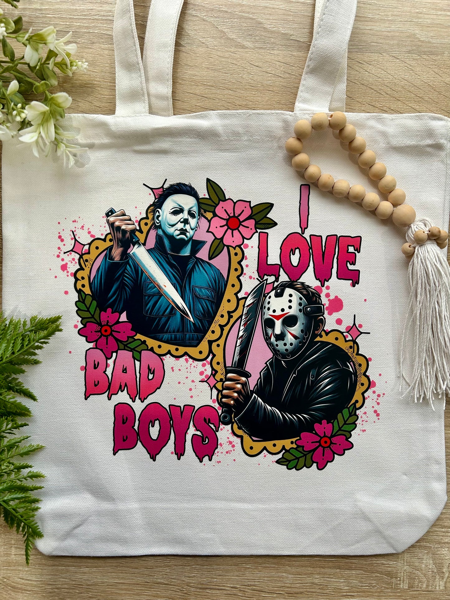 Horror Themed Tote Bags || Multiple Options || Halloween Collection