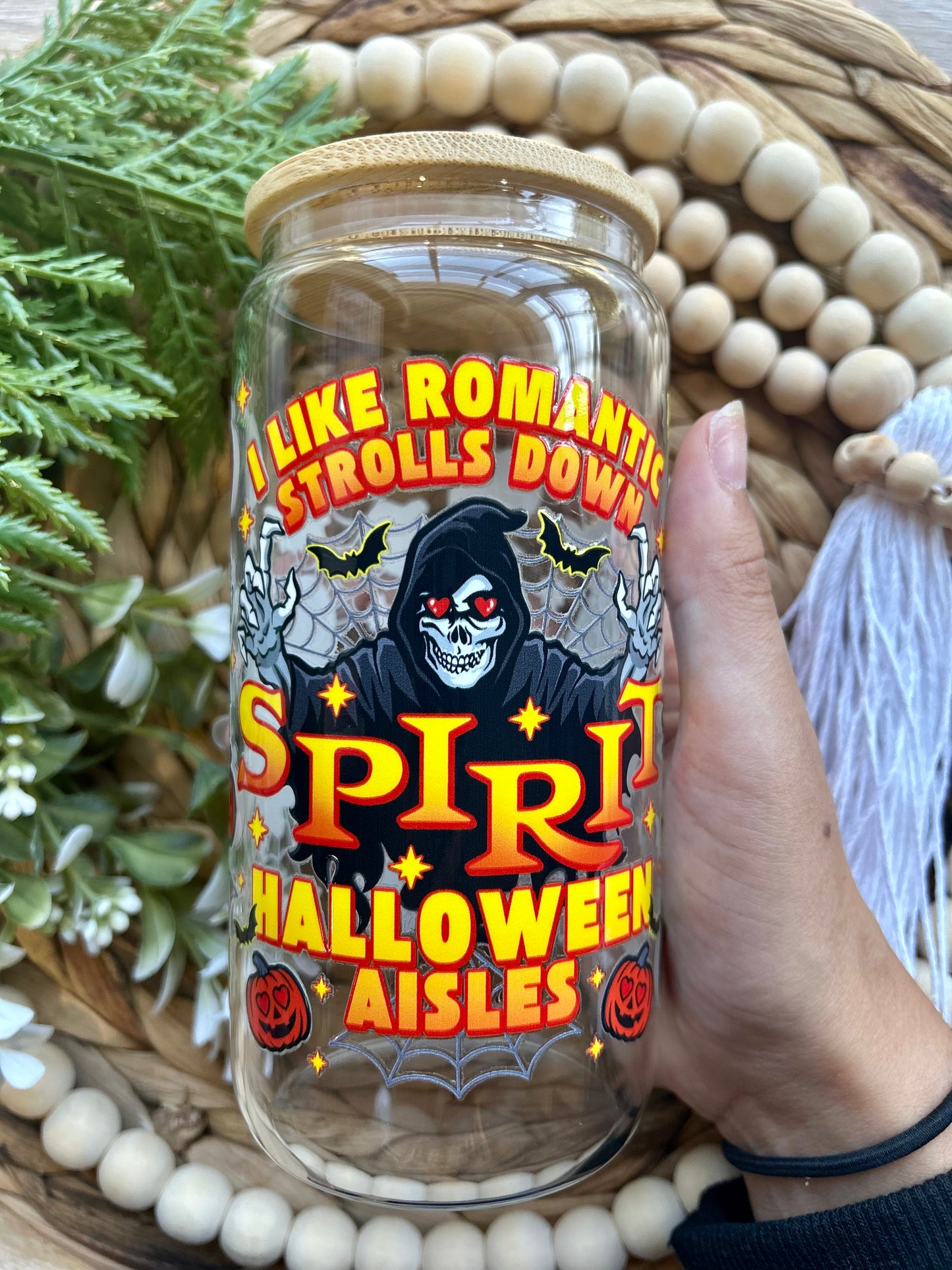 Halloween / Horror Themed 16 Oz Glass Cups