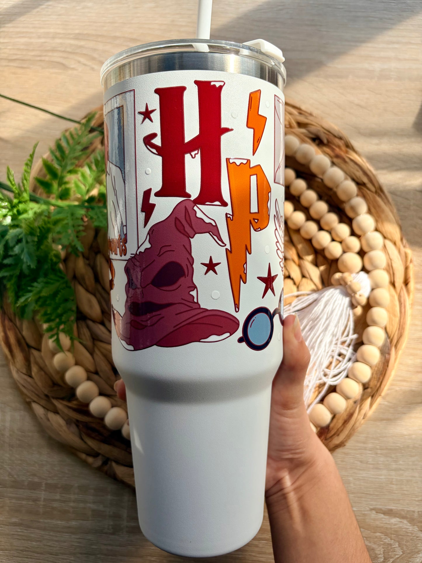 HP Themed 40 Oz Steel Tumblers